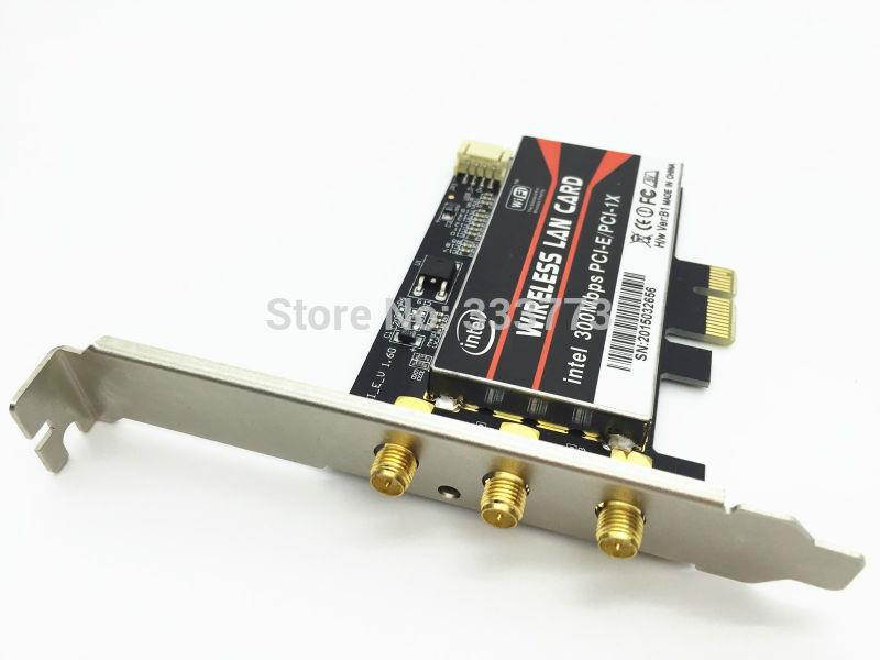 300M PCI-E 1X 16X PC Computer 2.4/5GHz DUAL BAND WIRELESS Desktop WIFI WLAN CARD