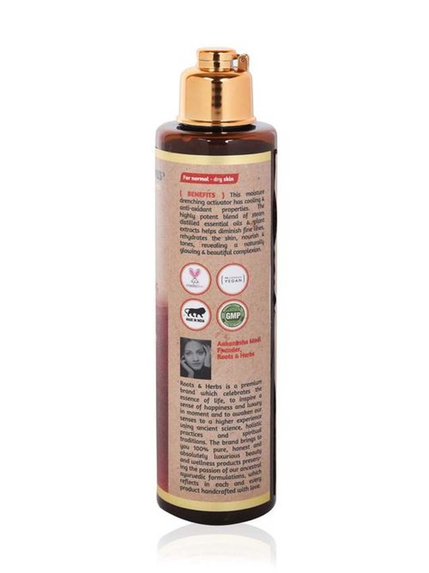 ROOTS AND HERBS White Lotus Youth Enhancing Face Activator - 220 ml