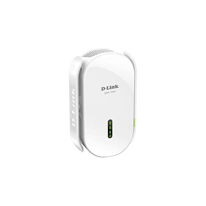 WiFi Range Extender Plug EXO Mesh AC2000 Dual Band Wireless or Ethernet Port (DAP-1820-US)