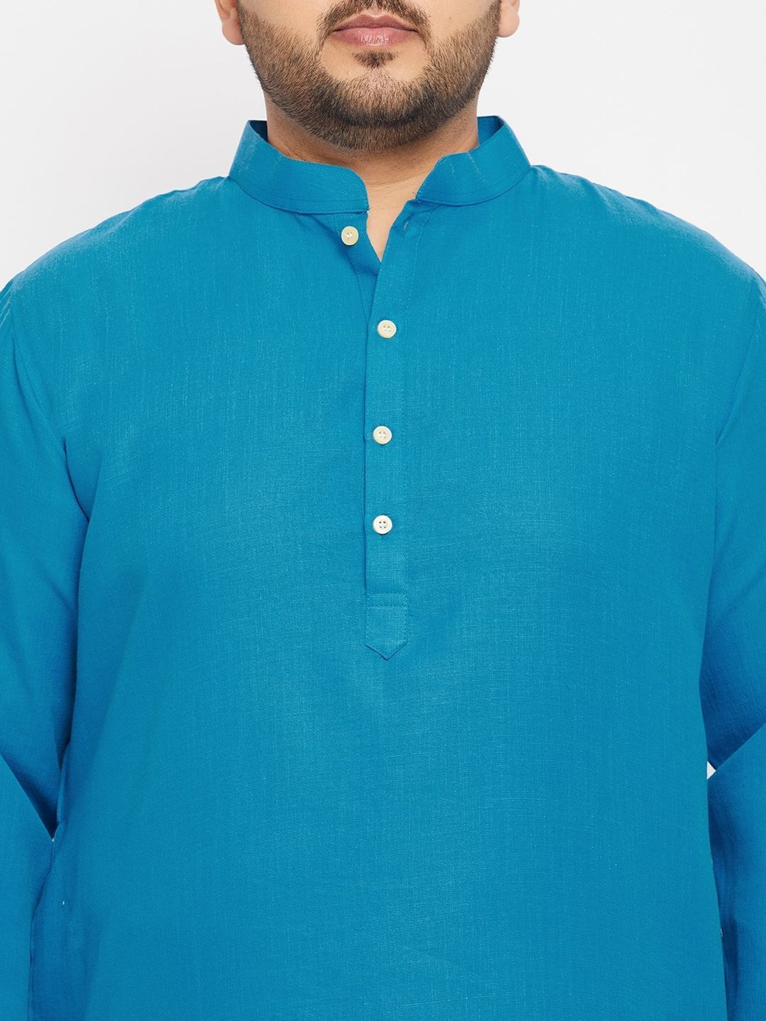Bigbanana Sky Blue Regular Fit Kurta