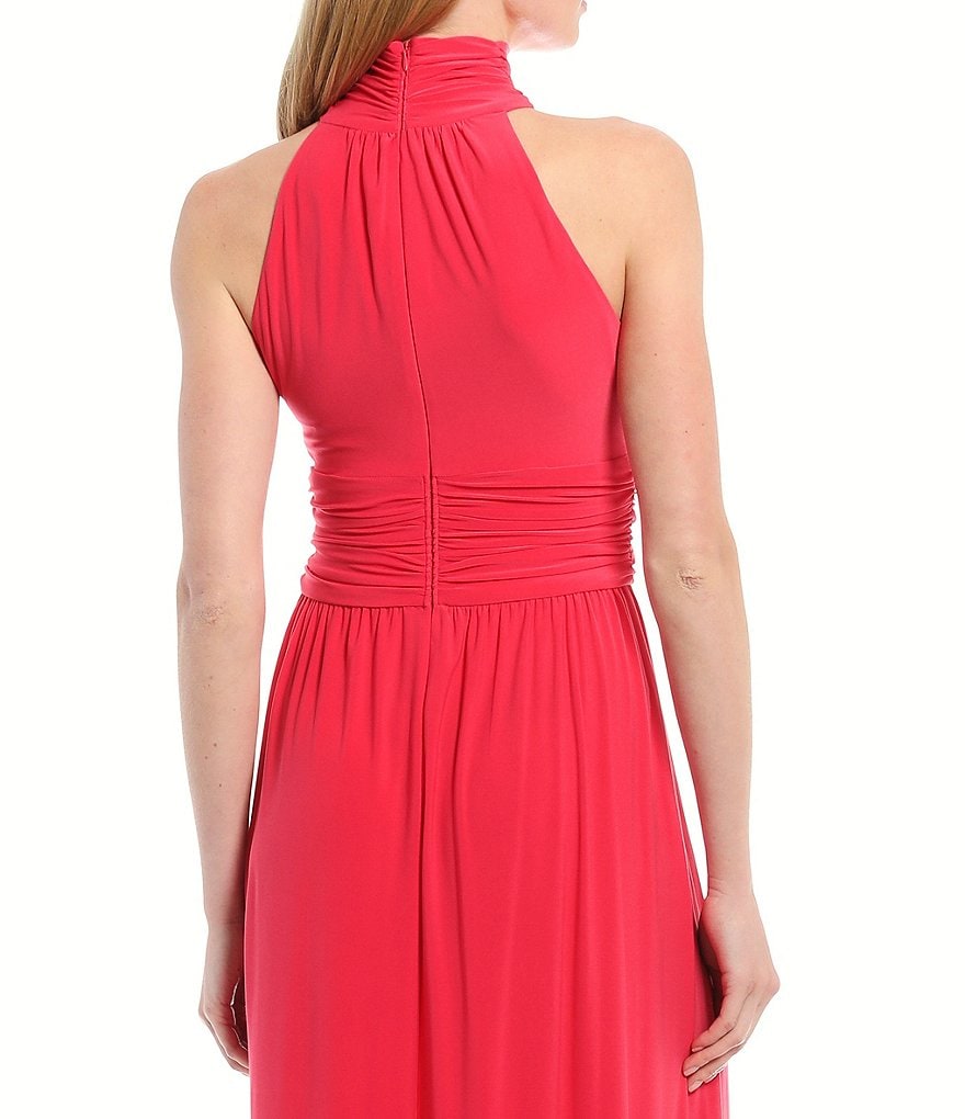 White Boho Stripes & Floral Print Floor Length Tank Dress