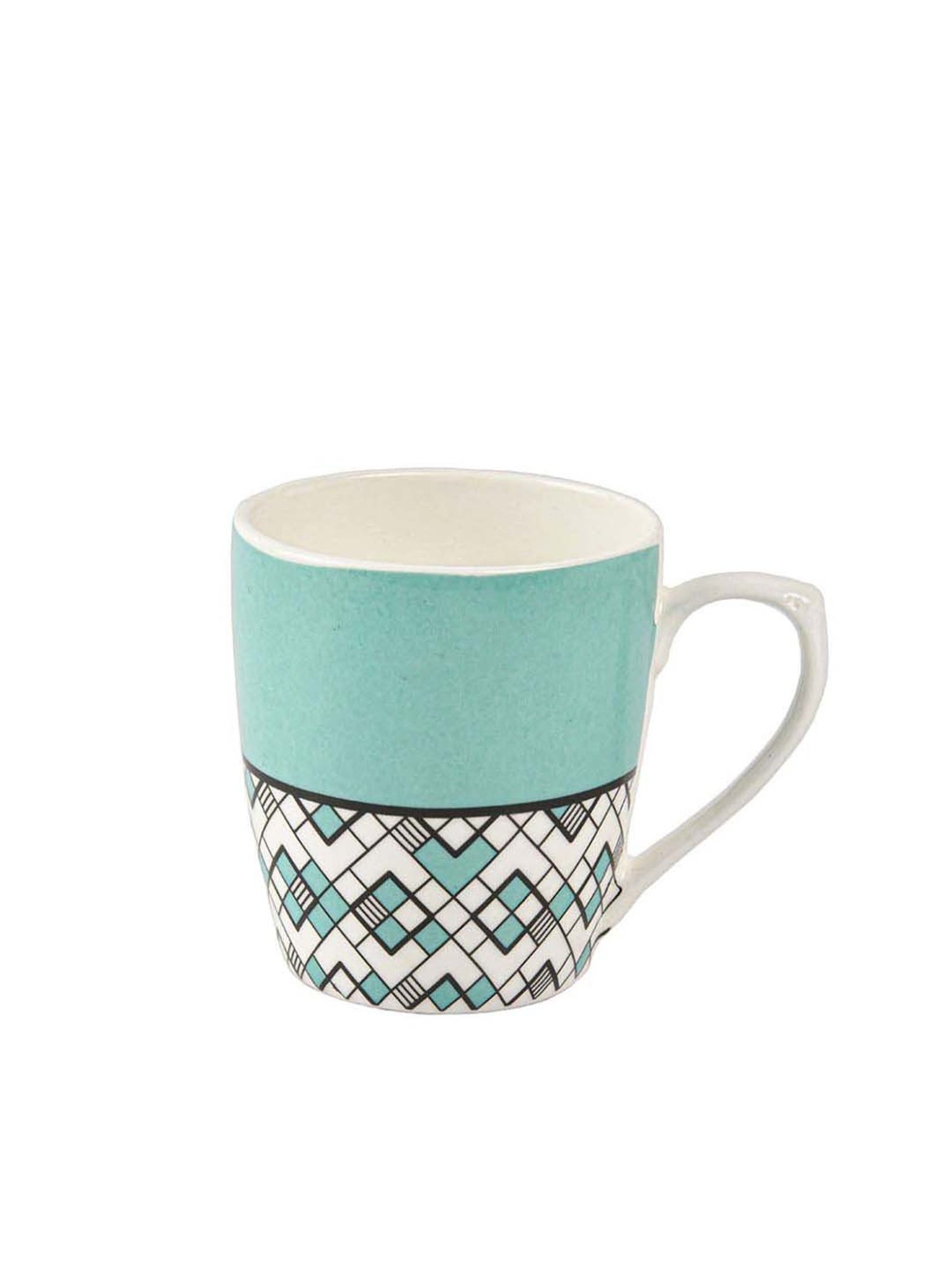 Femora Multicolor Bone China Tea Cup (0.16 L) - Set of 6