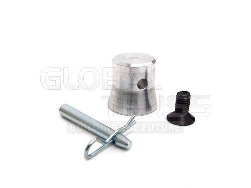Global Truss 5003 Half Coupler For Baseplate Light Mounting Hardware
