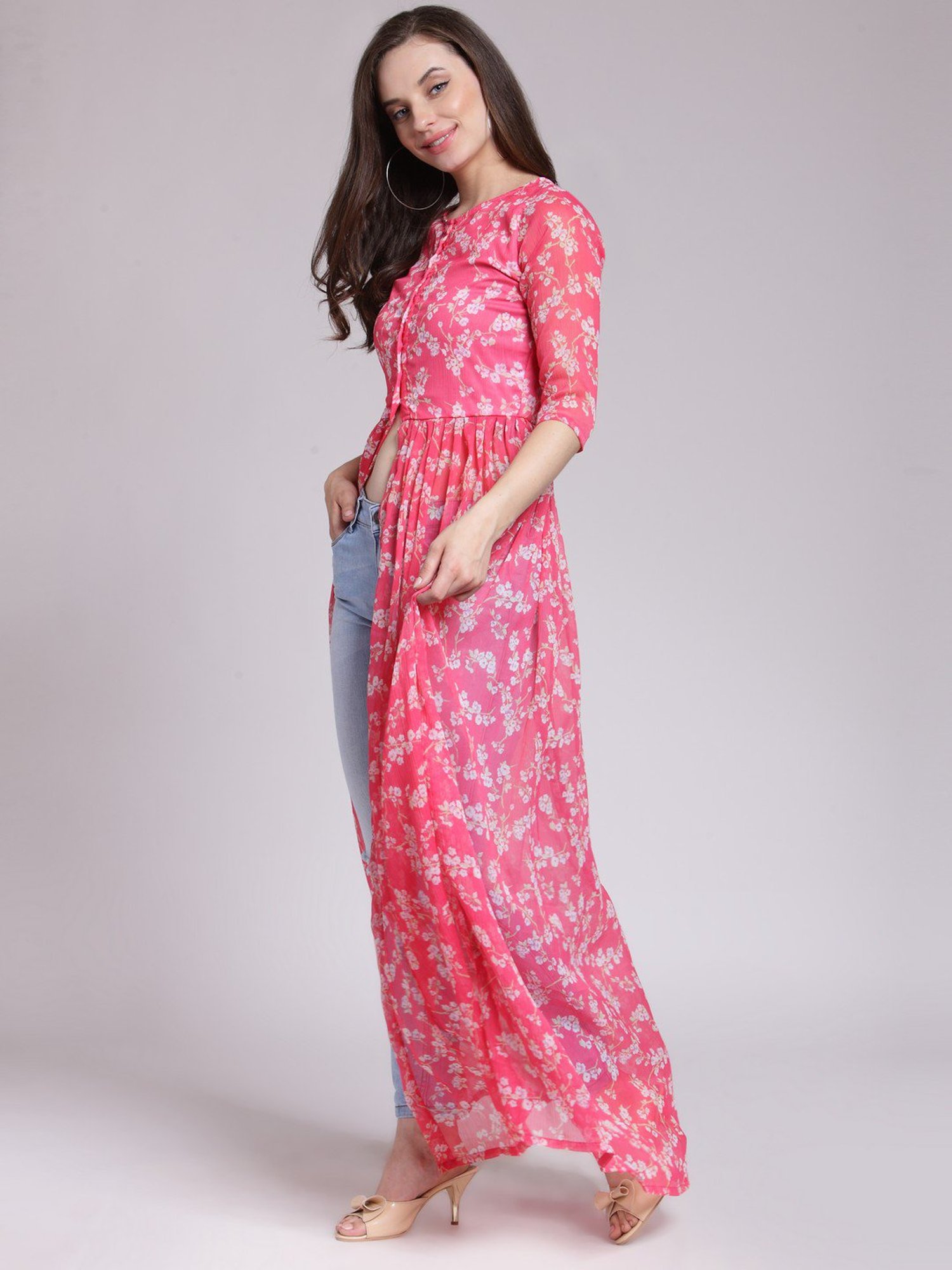 Fame Forever by Lifestyle White Cotton Printed T-Shirt