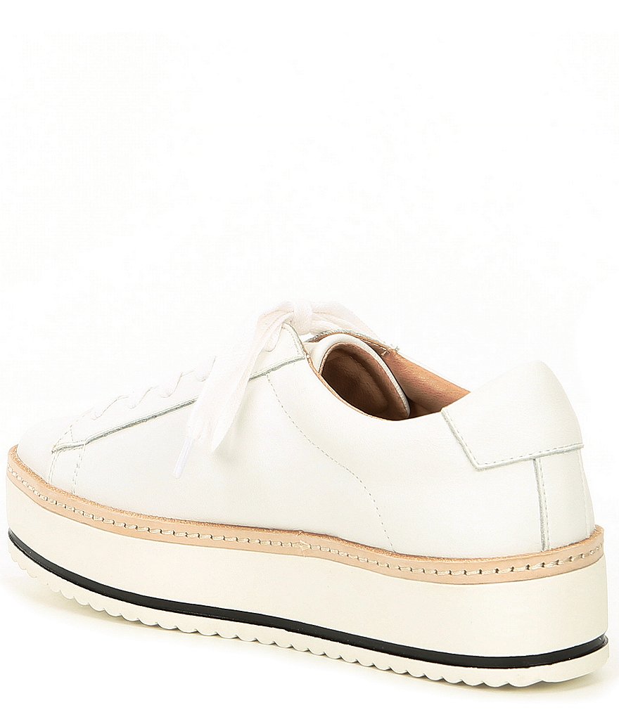 Chelsea & Violet Minie Leather Platform Lace-Up Sneakers