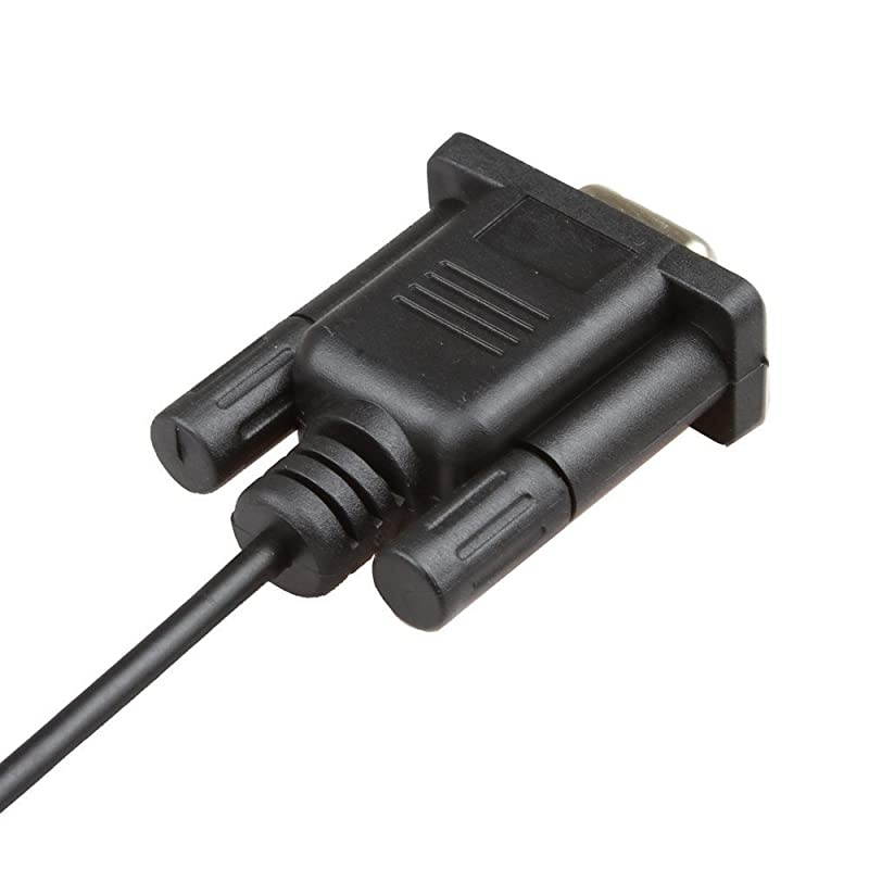 DB9Pin Female To DC35mm Serial Cable6 Feet Black