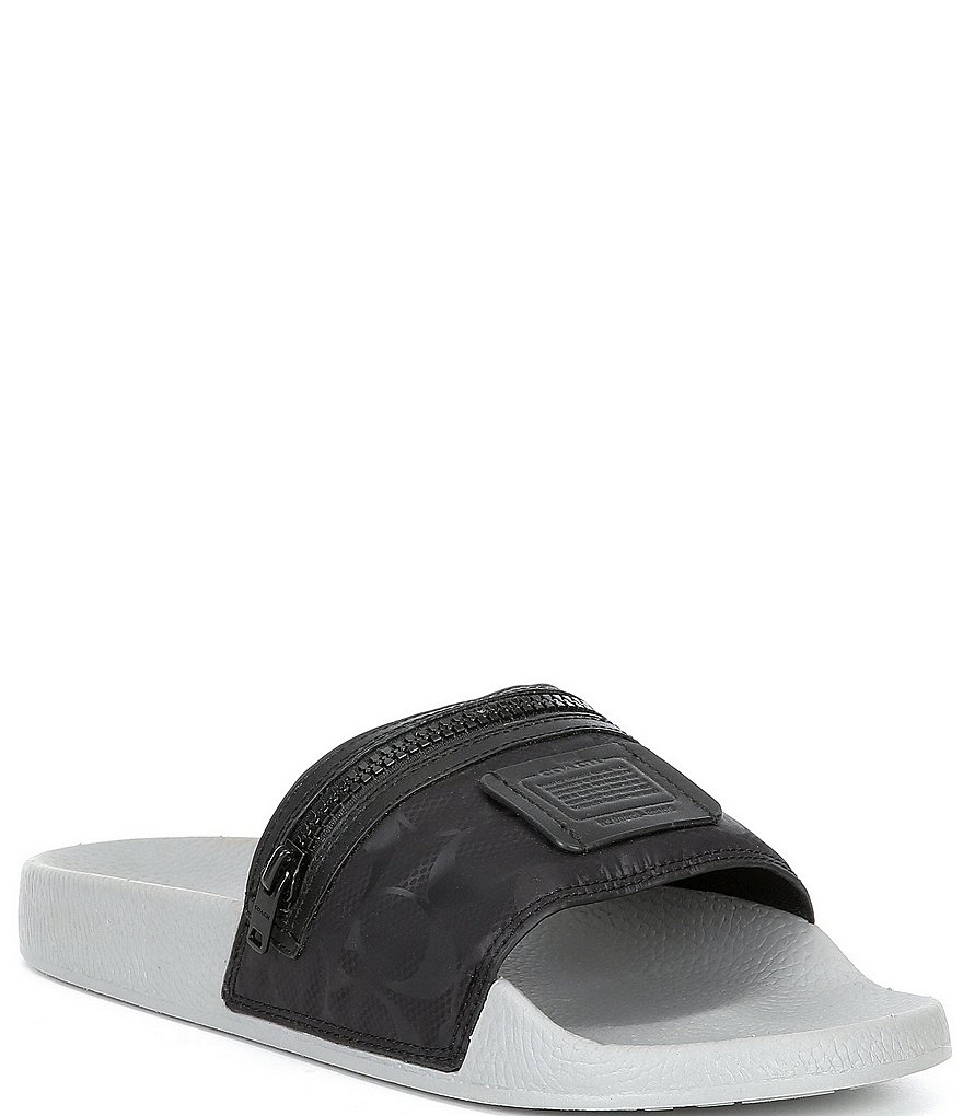 COACH Men's Pocket Pool Slides