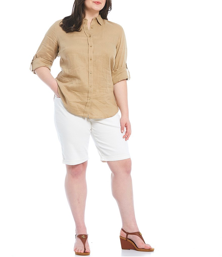 Code Bleu Plus Size Chelsea Bermuda Shorts