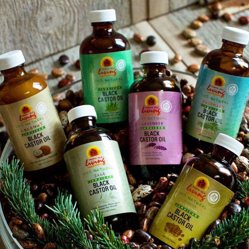 Tropic Isle Living Jamaican Black Caster Body Oil Sage - 4 fl oz