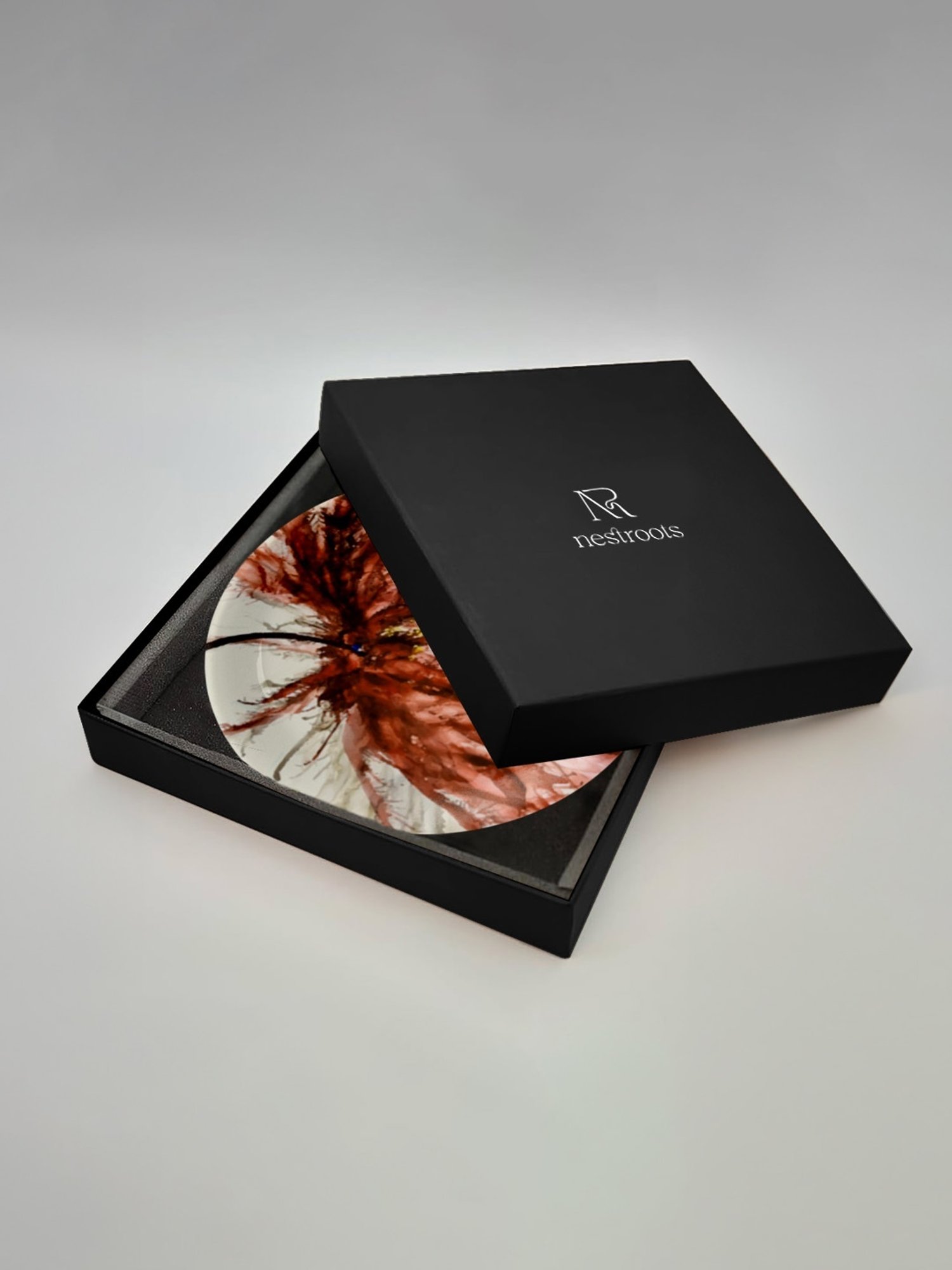 Nestroots English Rave Multicolor Porcelain Wall Plate