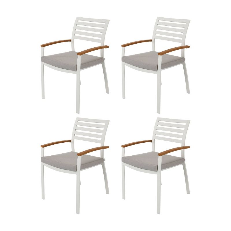 4pk Outdoor Polylumber Dining Chair - Nuu Garden