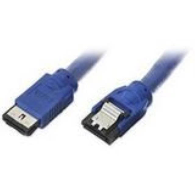 Link Depot 6-Feet E-SATA to SATA 3Gbps Cable, Blue (ESATA-SATA-6BU)