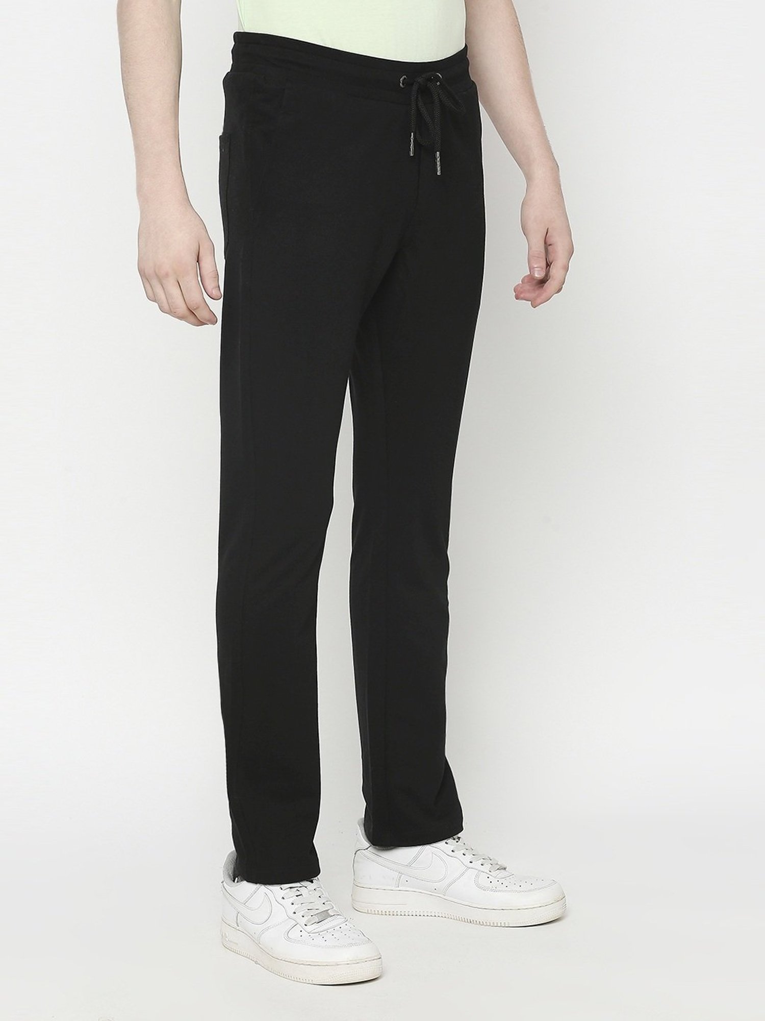 Being Human Black Regular Fit Trackpants