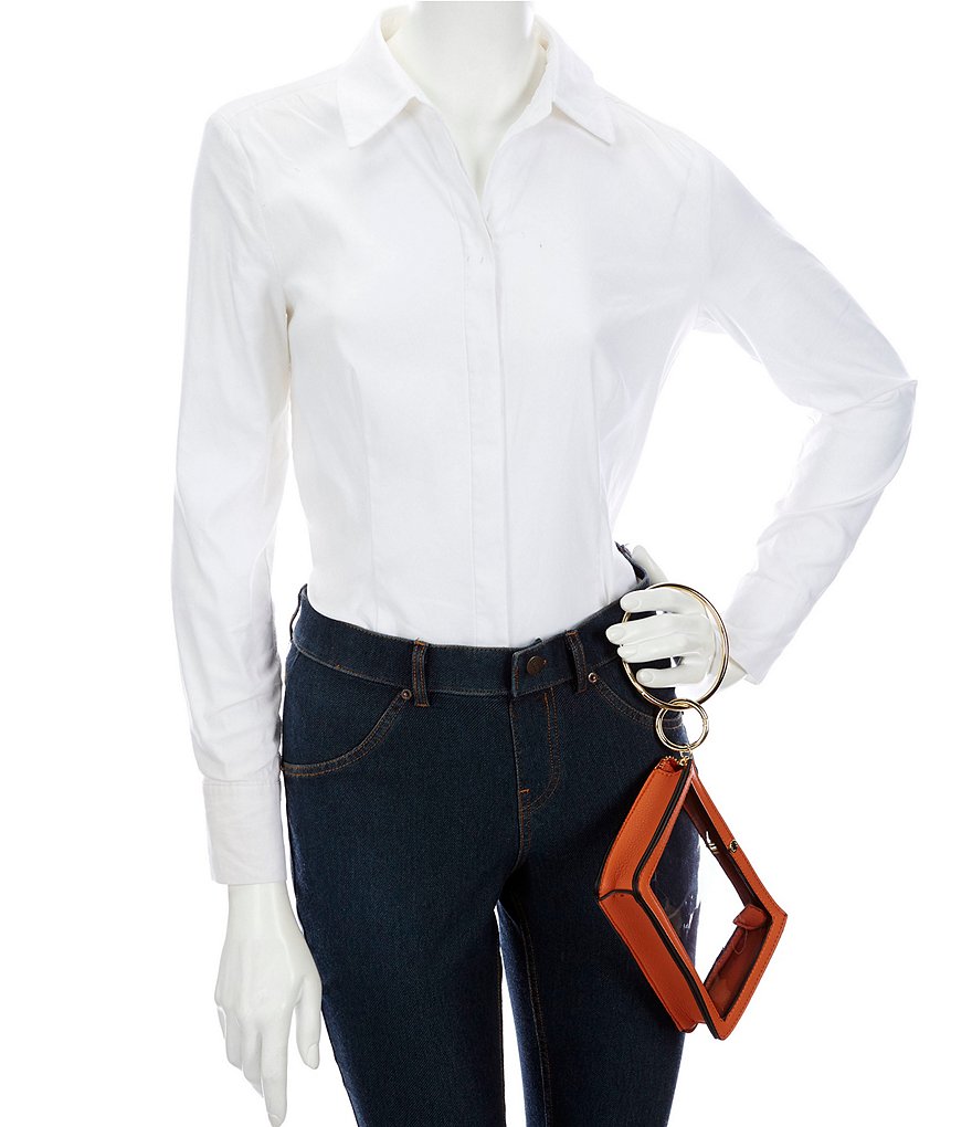 Michael Kors Zebra Signature Jet Set Double Zip Wristlet