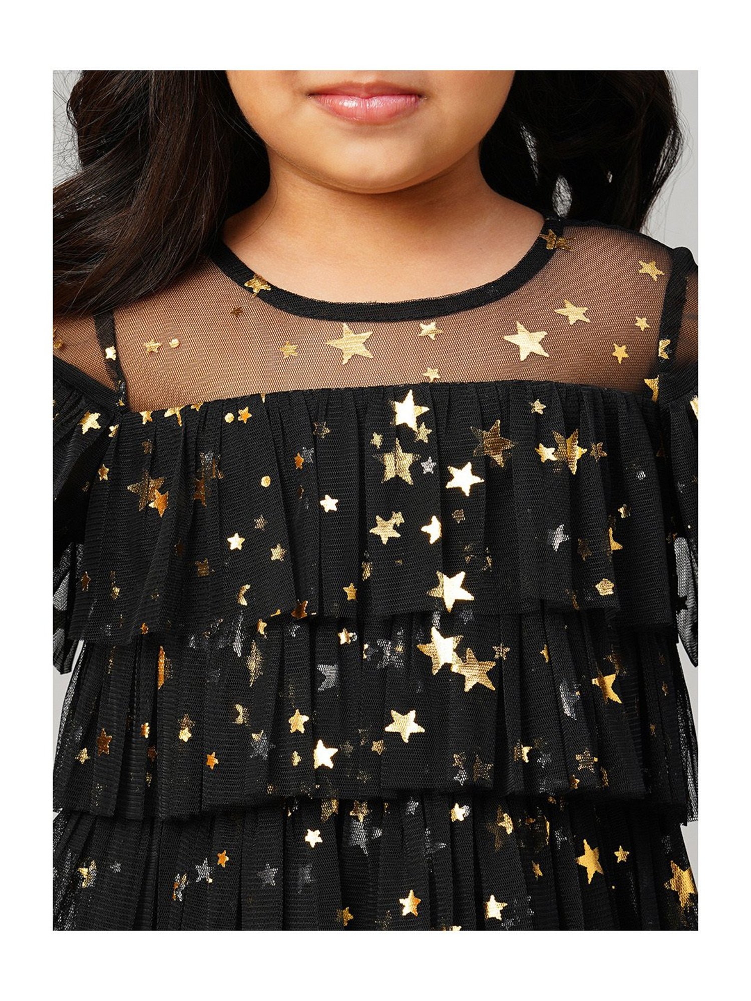 Peppermint Kids Peach Printed Top, Inner with Pants