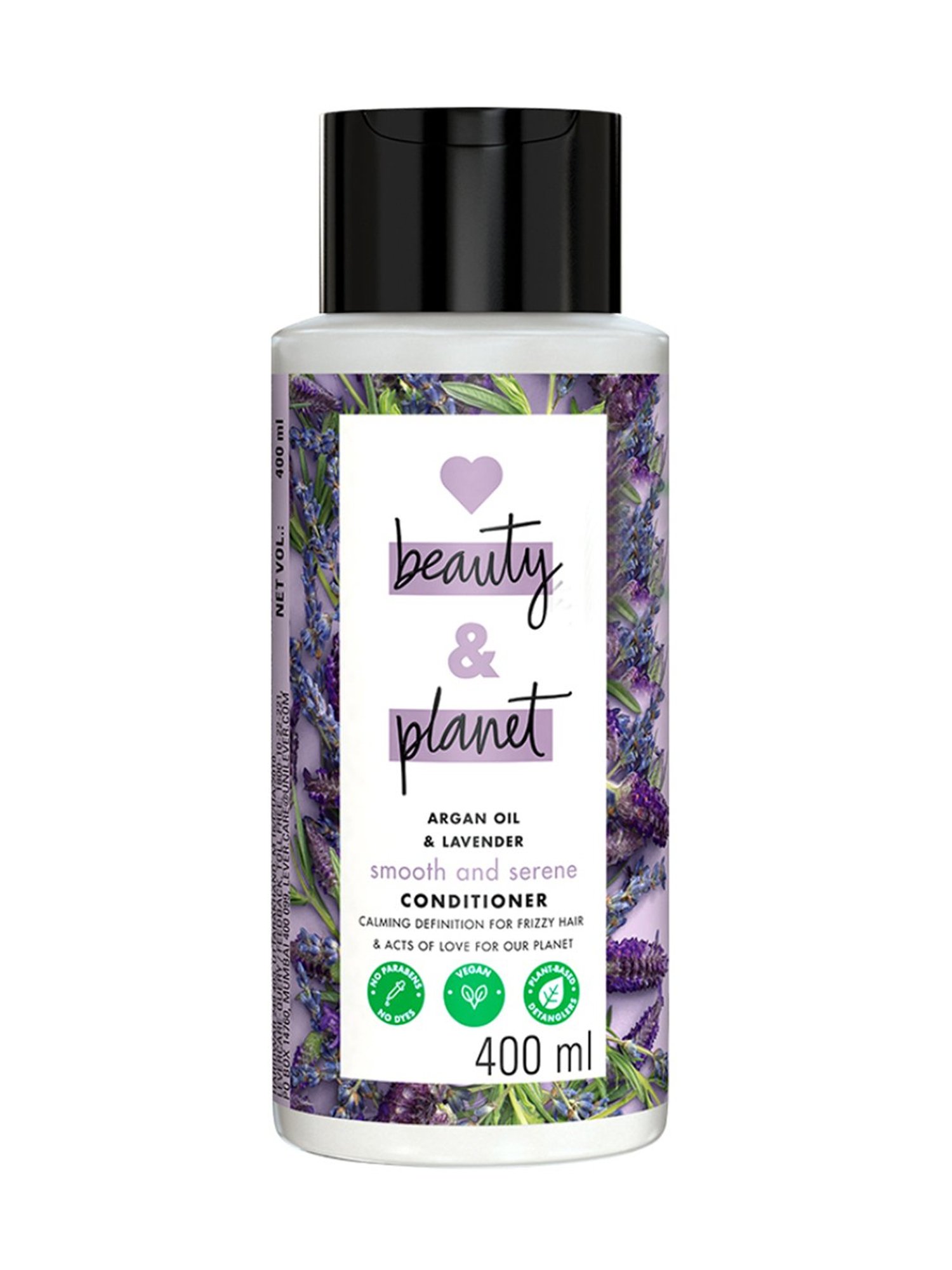 Love Beauty & Planet Argan Oil & Lavender Smooth and Serene Conditioner - 400 ml