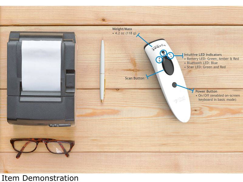 Socketscan&reg; S740 1D/2D Imager Barcode Scanner White