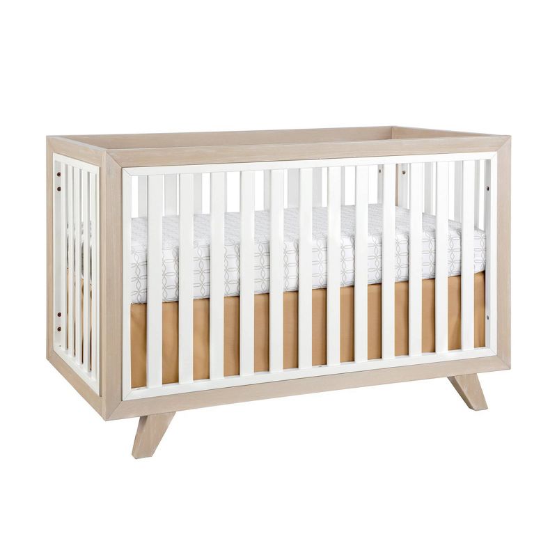 Karla Dubois Wooster Convertible 3-in-1 Crib - Two-Tone Almond