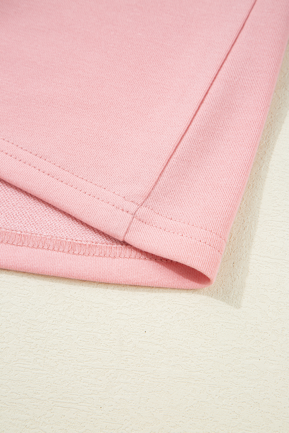 Green Solid Color Quilted Long Sleeve Top and Wide Leg Pants Set