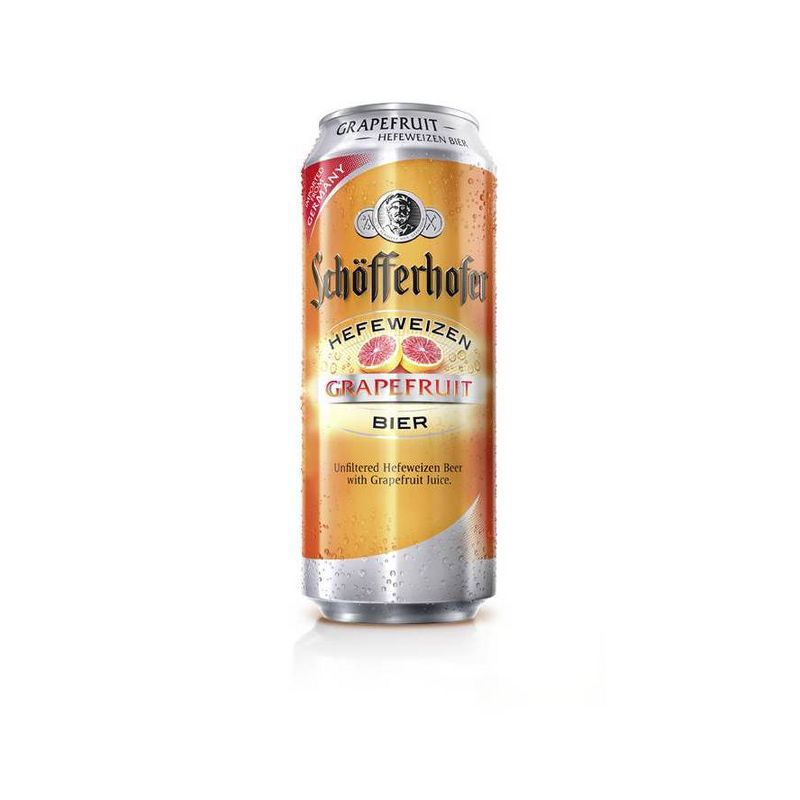 Schofferhofer Grapefruit Hefeweizen Beer - 4pk/16.9 fl oz Cans