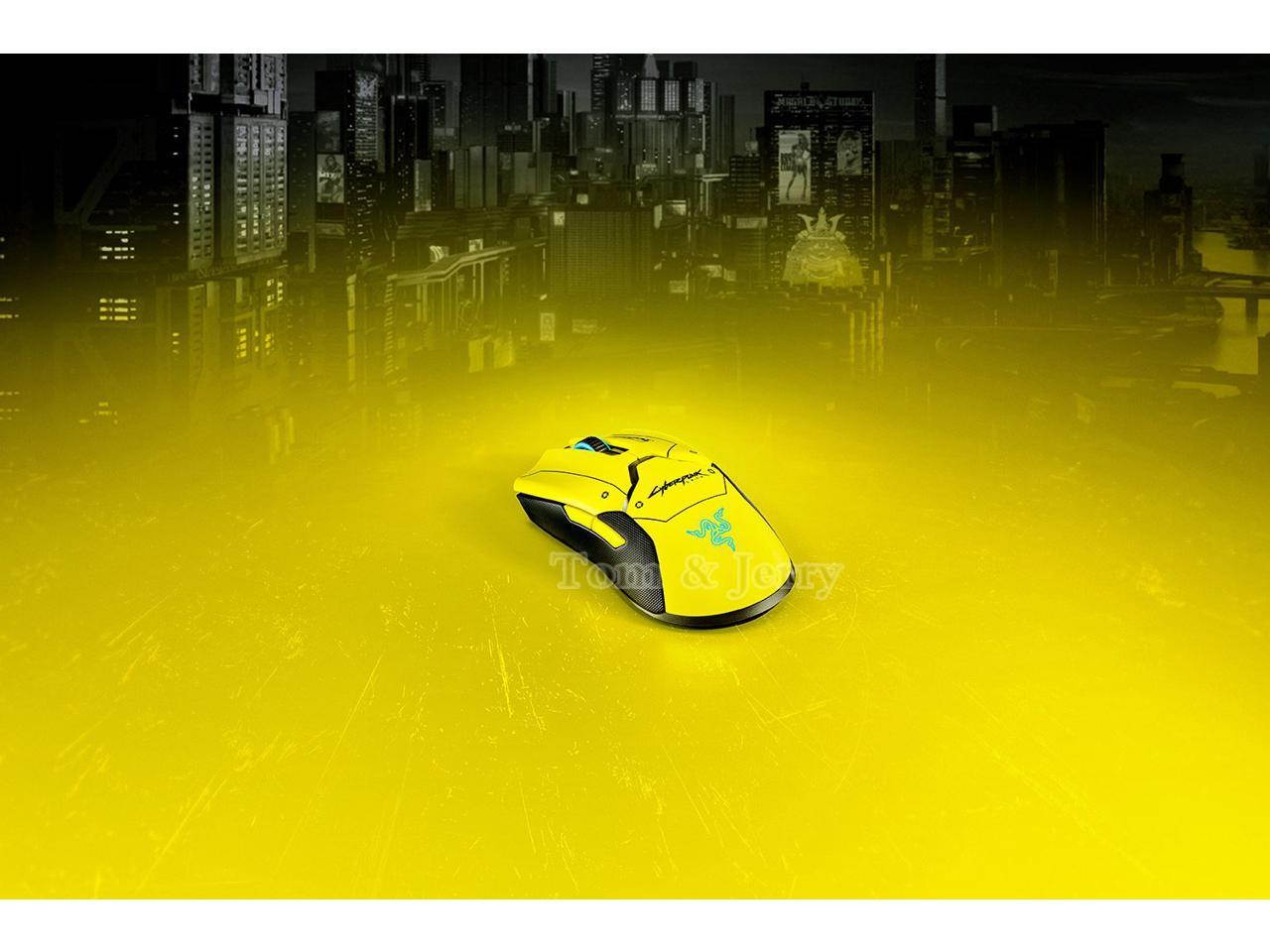 Razer Viper Ultimate with Charging Dock - Cyberpunk 2077 Edition Ambidextrous Gaming Mouse with Razer HyperSpeed Wireless