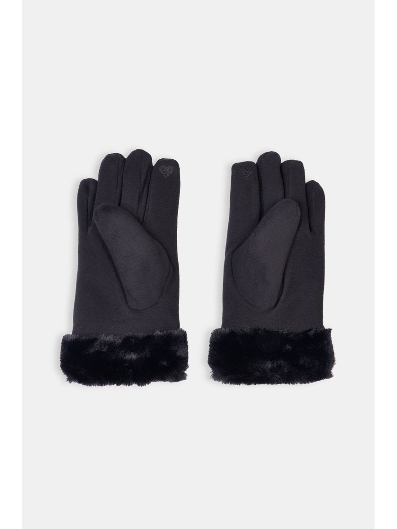 Byford by Pantaloons Grey Solid Gloves