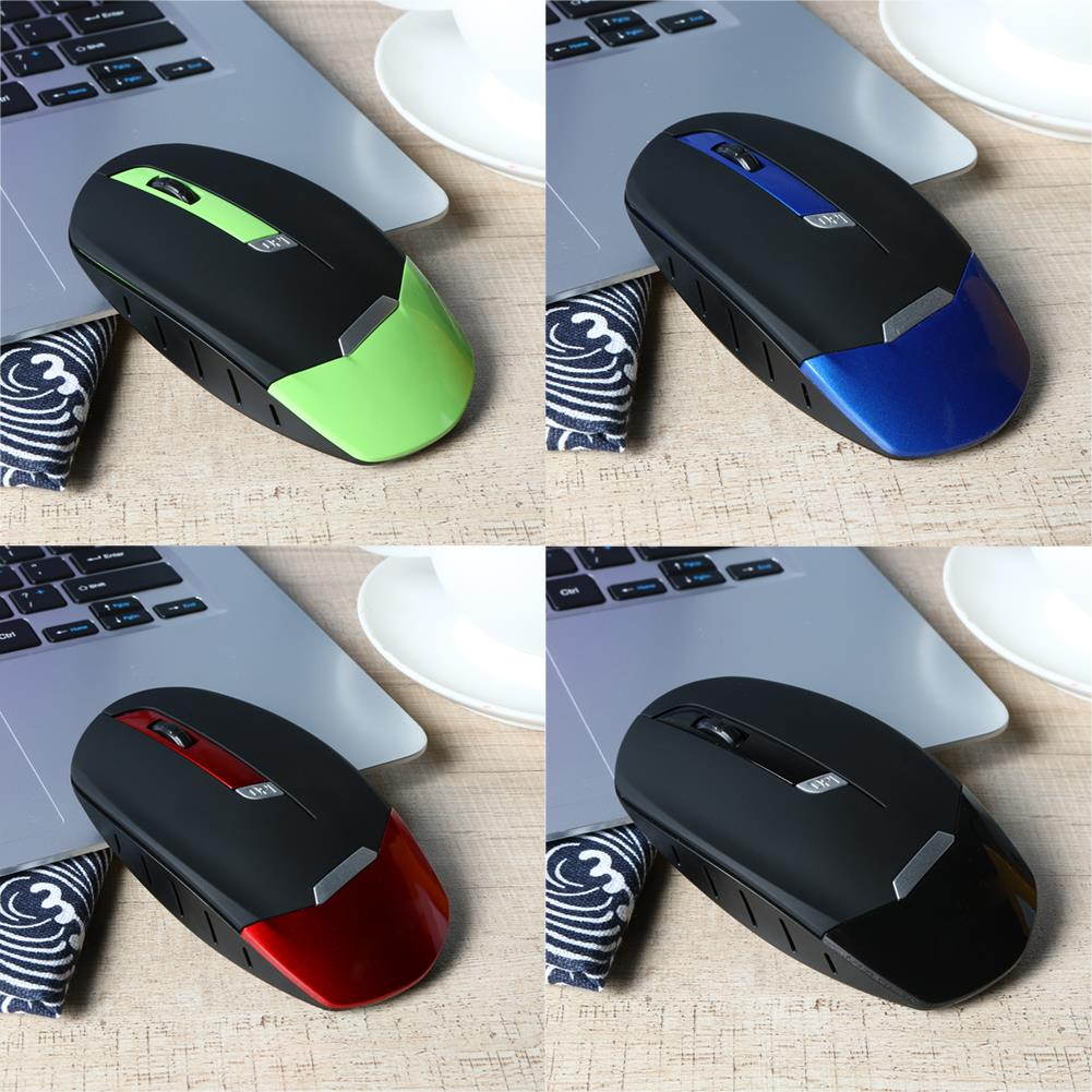 1600 DPI Optical Resolution Wireless Mouse Slim Lightweight USB Ultra thin Wireless Gaming Mouse for PC Laptop Computer