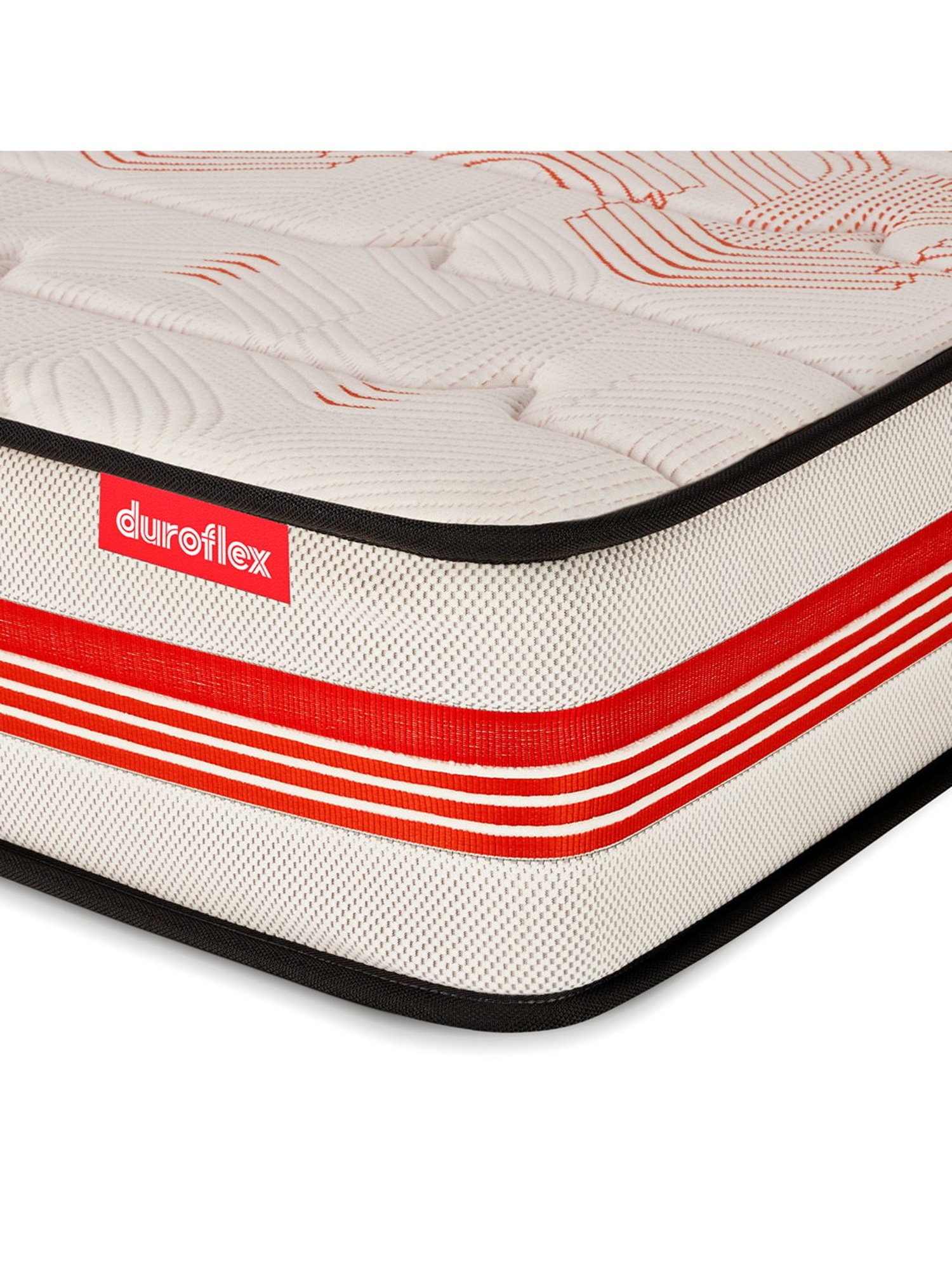 Duroflex Boltt Cream Foam Bonnell Spring Mattress - Single Size (72 in. L x 36 in. W)