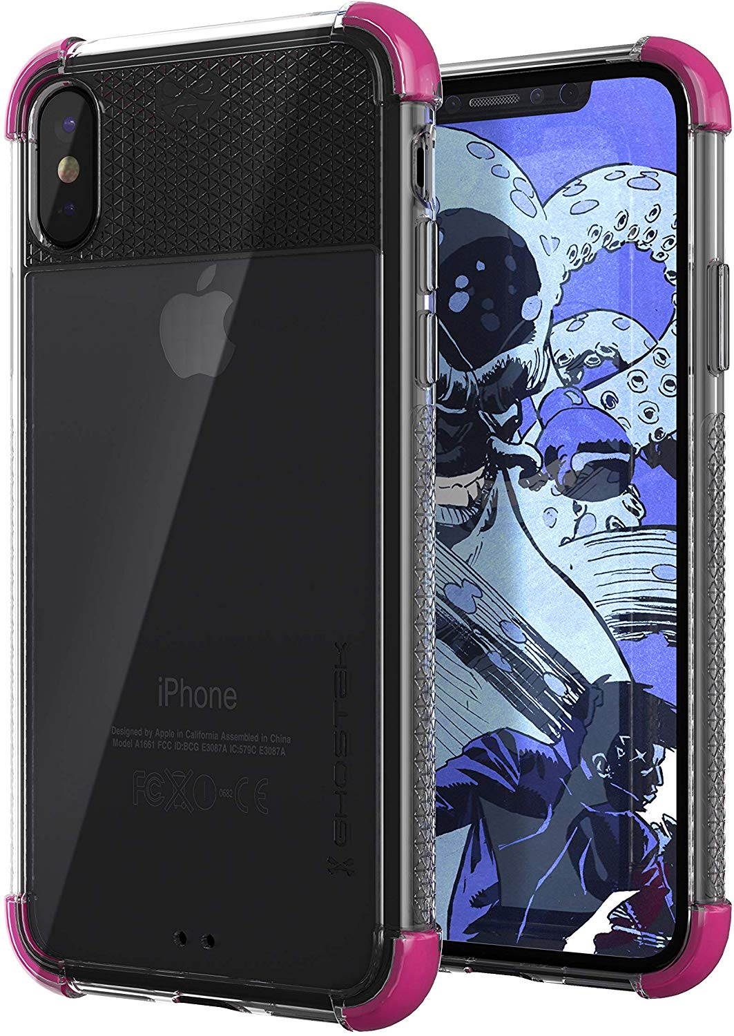 Moshi Vitros Clear Case for iPhone 11 - For Apple iPhone 11 Smartphone - Clear, Raven Black - High Gloss