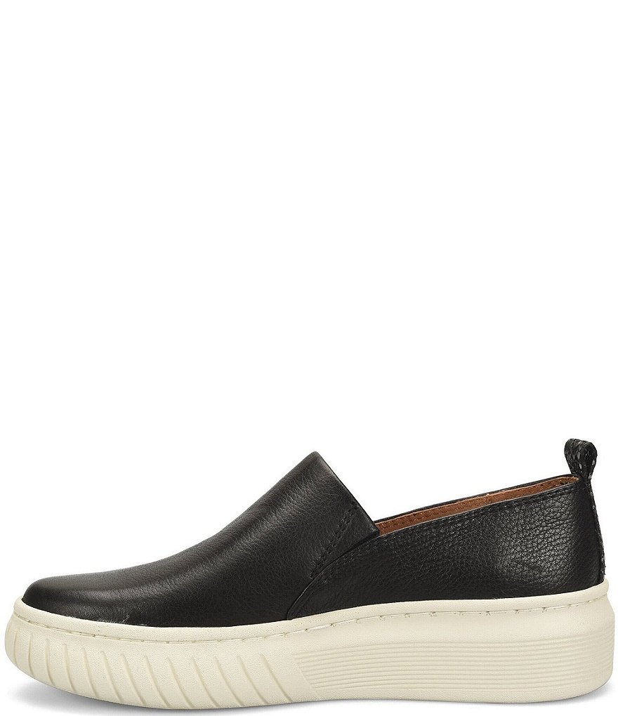 Sofft Potina Leather Slip-On Wedge Sneakers