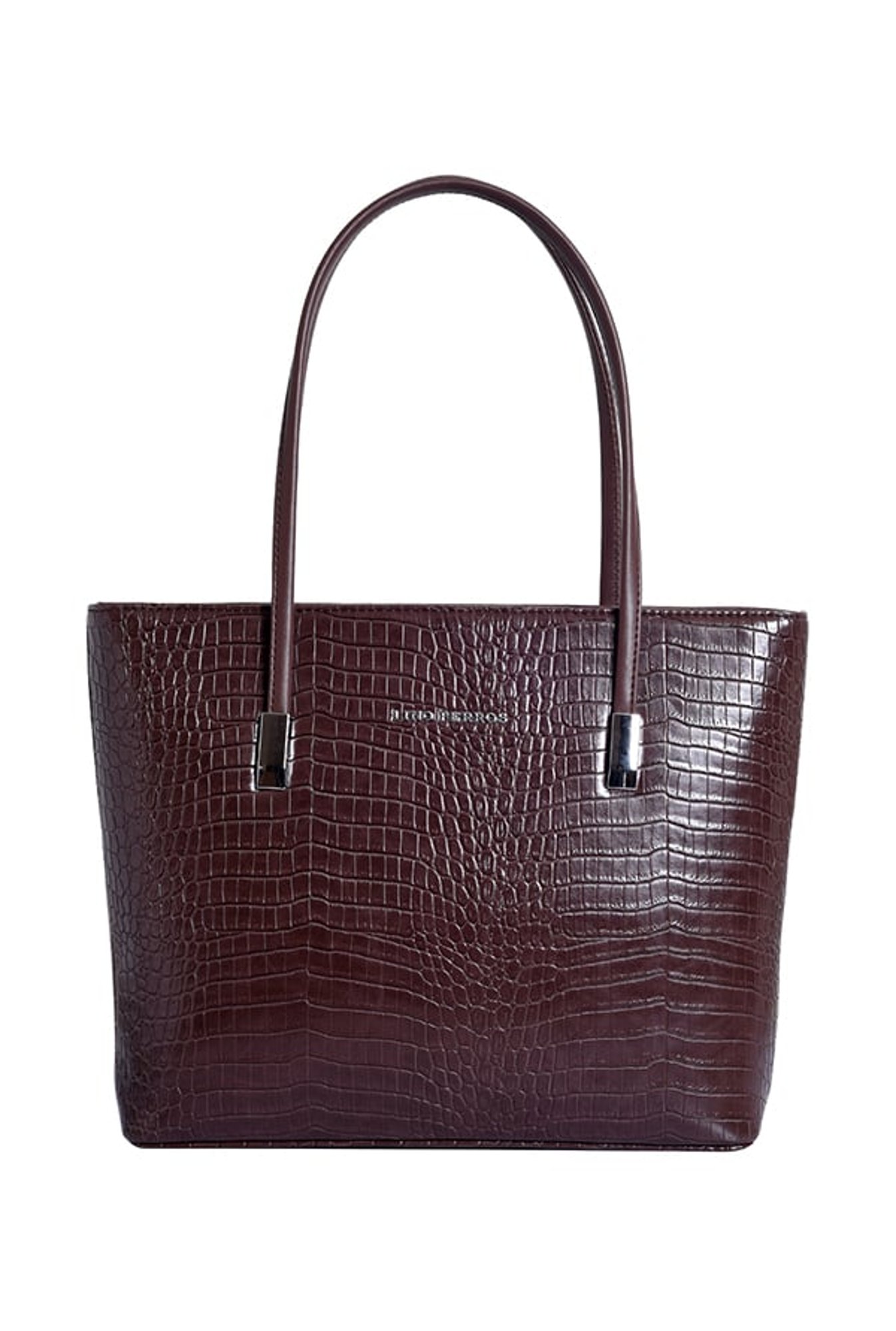 Lino Perros Brown Textured Shoulder Bag