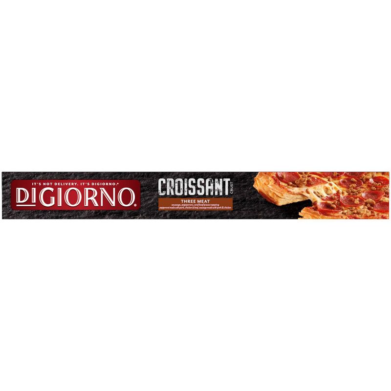 DiGiorno Croissant Crust Three Meat Frozen Pizza - 26.4oz