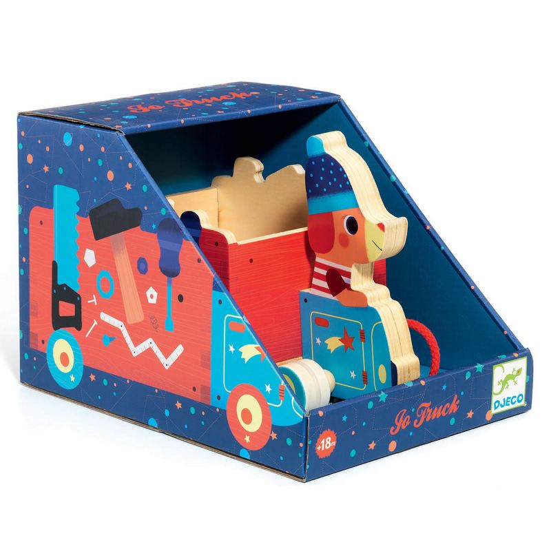 Djeco Jo Truck Pull Toy