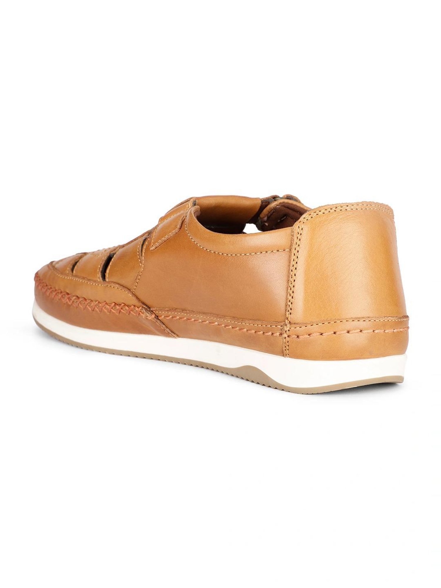 Hush Puppies by Bata Men's CASUAL FM E Tan Fisherman Sandals