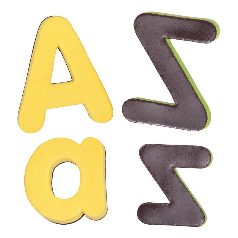 Learning Advantage Bilingual Magnets Foam Alphabet - Uppercase and Lowercase