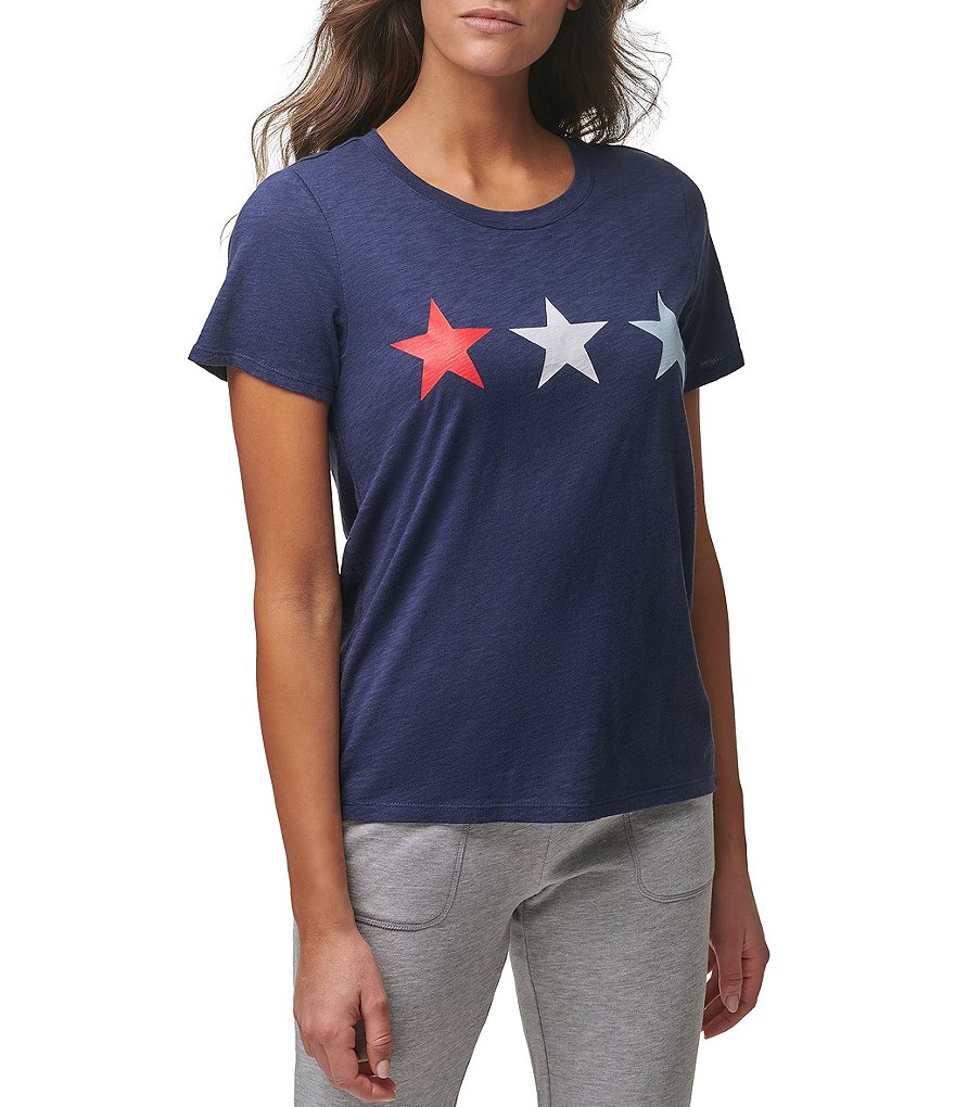 Marc New York Short Sleeve Americana Star Graphic Tee