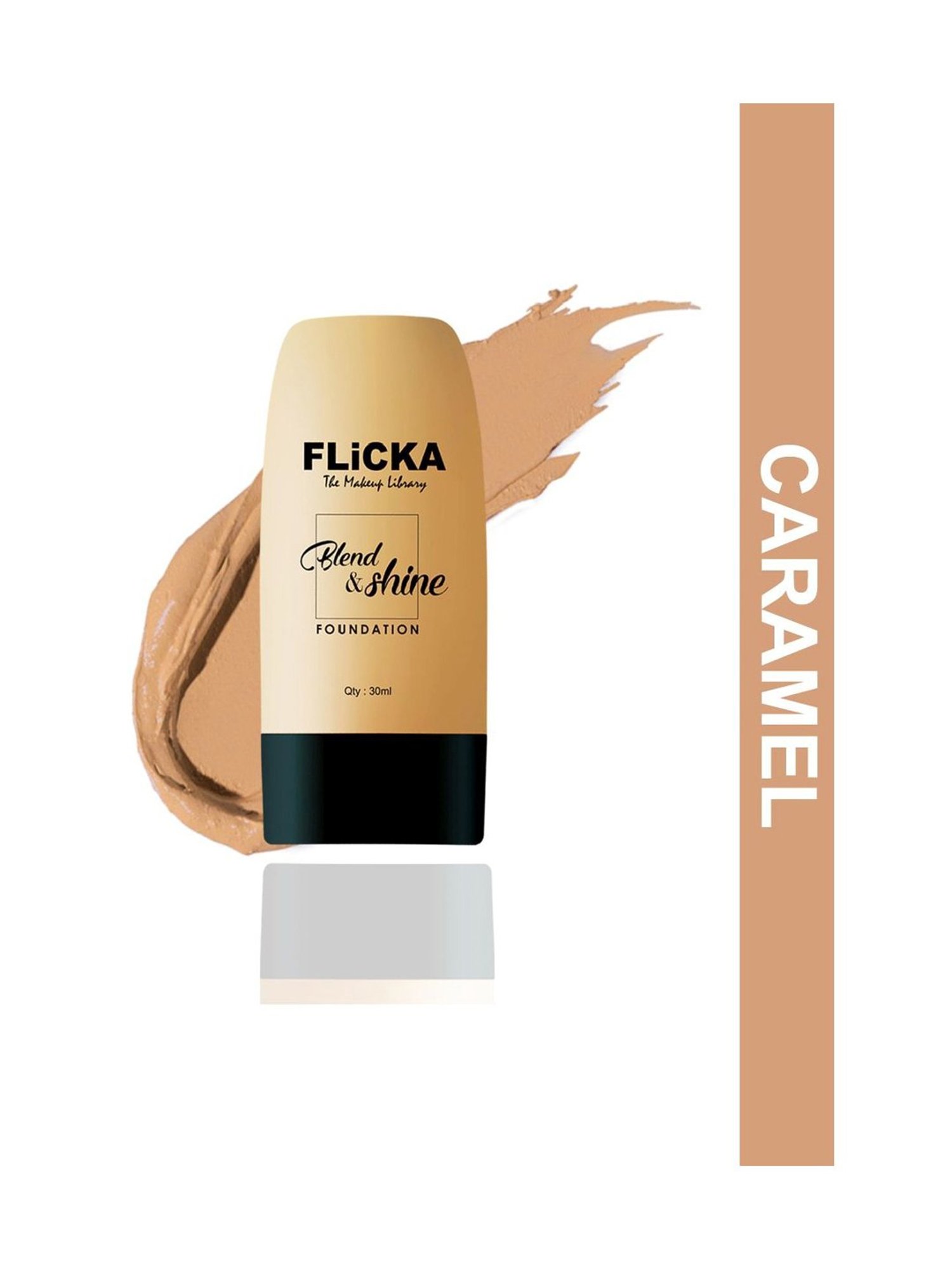 FLiCKA Blend & Shine Foundation with SPF 03 Caramel - 30 ml