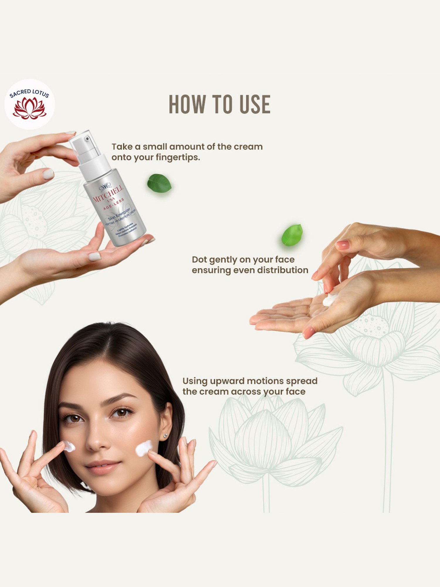 Mitchell USA Skin Energizer Peptide Moisturizer Cream - 30 ml