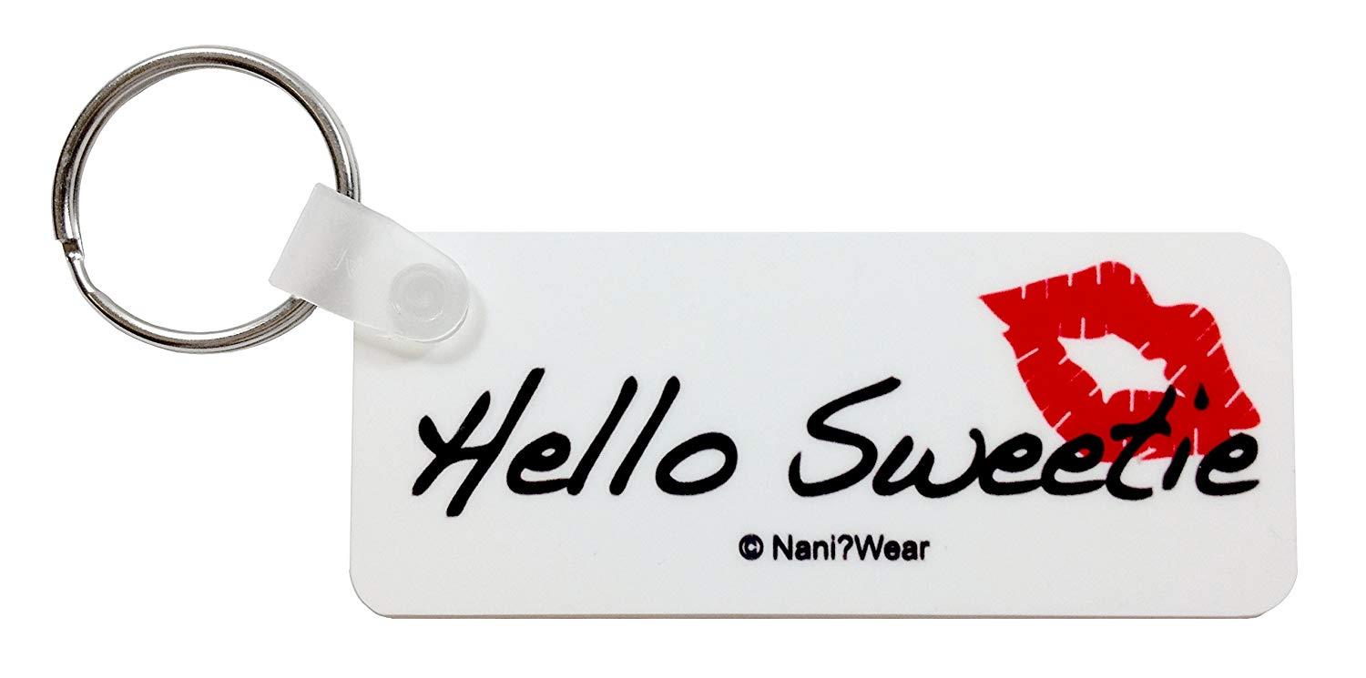 Nani?Wear Doctor River Song Who Rectangle Geek Keychain Hello Sweetie
