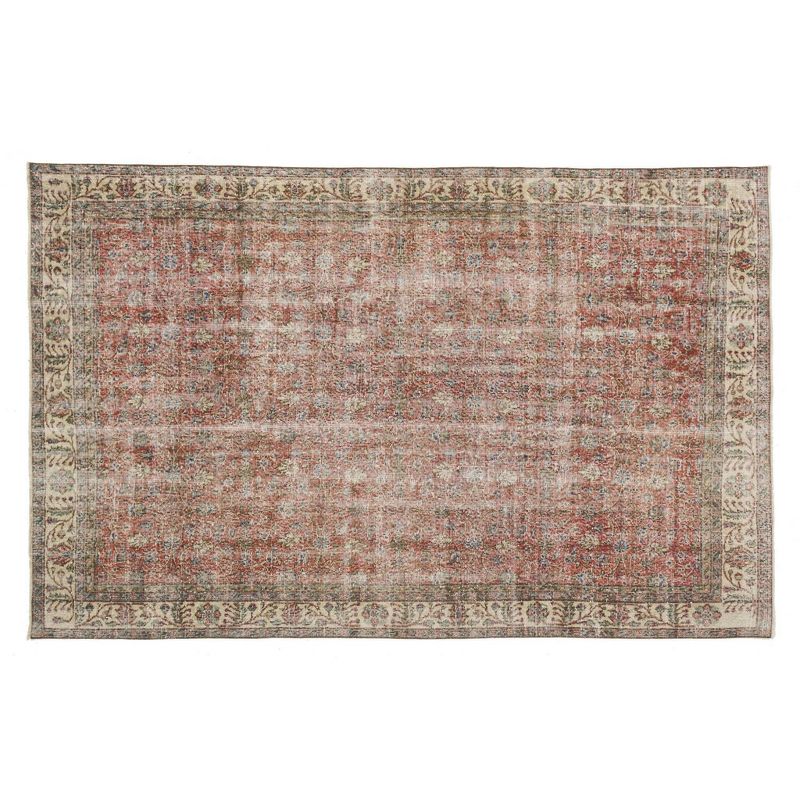 6'4"x10' Vintage One-of-a-Kind Orsolino Rug Pink - Revival Rugs