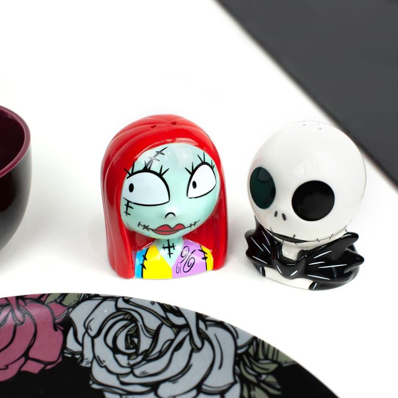 Seven20 OFFICIAL Nightmare Before Christmas Salt & Pepper Shakers | Jack & Sally Set