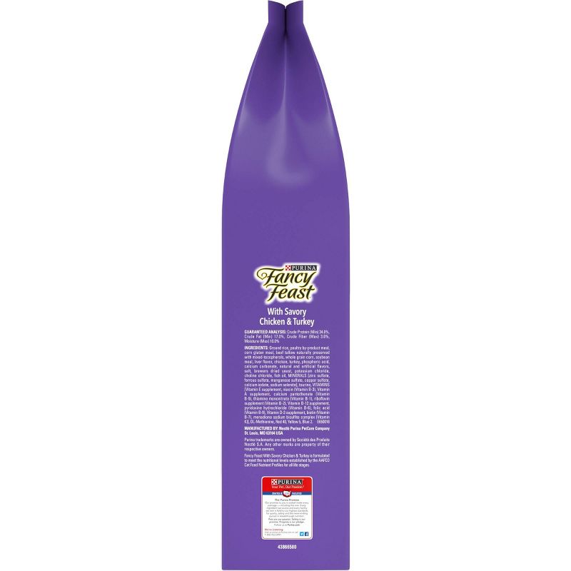 Fancy Feast Gourmet Savory Chicken and Turkey Dry Cat Food - 12lbs