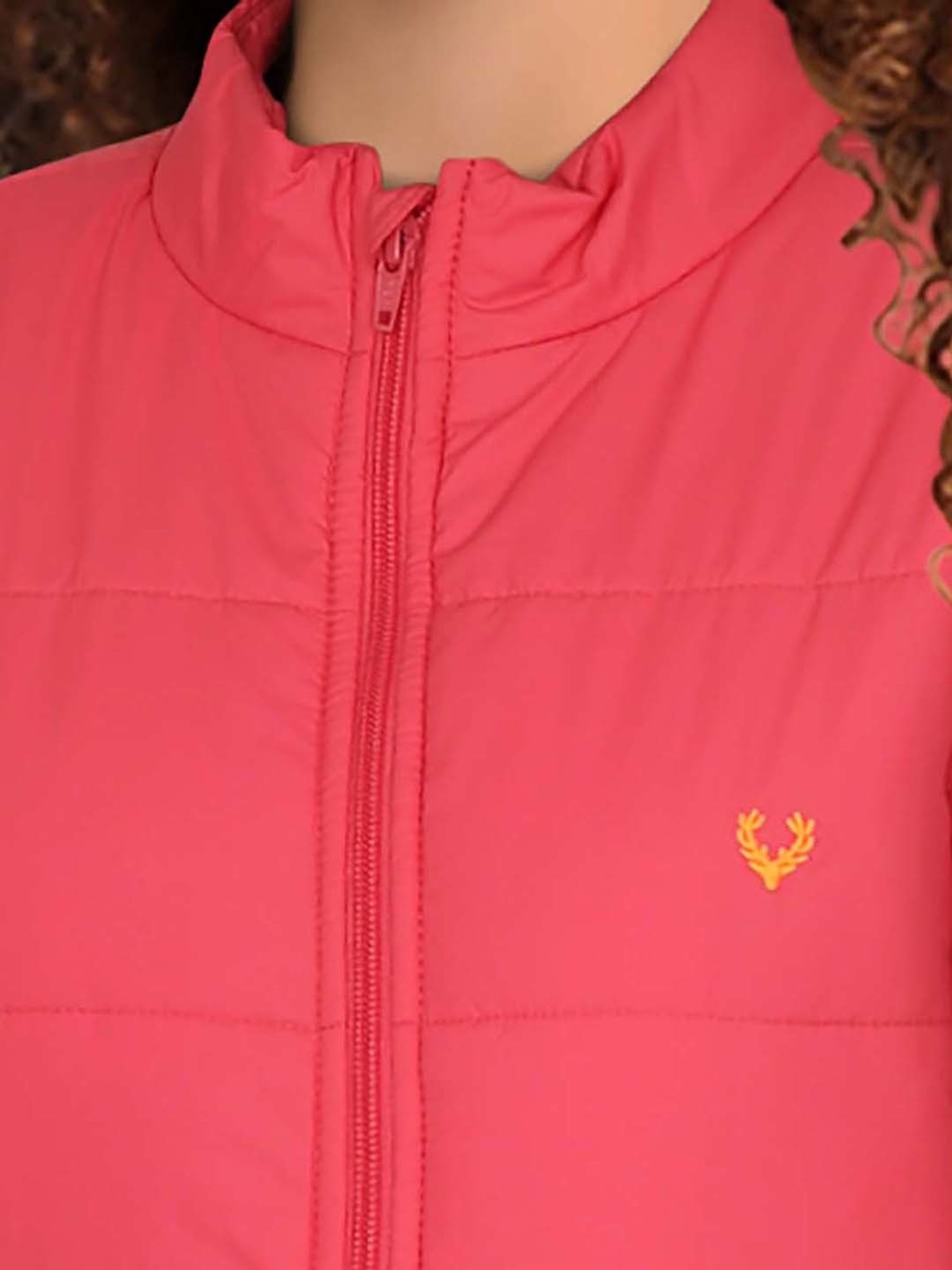 Elle Kids Black Self Pattern Jacket