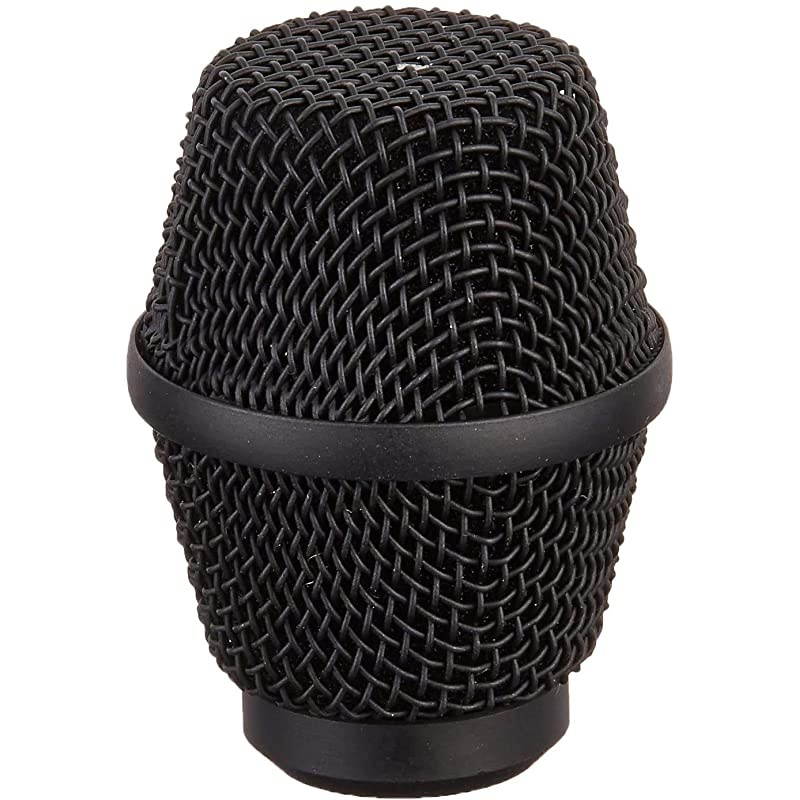 A412MWS Black Locking Metal Windscreen for Microflex Gooseneck Microphones