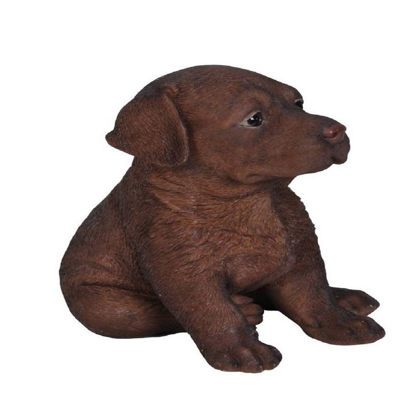 6.5" Polyresin Labrador Puppy Brown - Hi-Line Gift