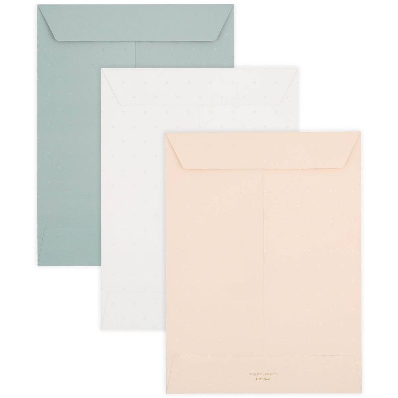 3pk Document Envelope Letter Size - Sugar Paper™
