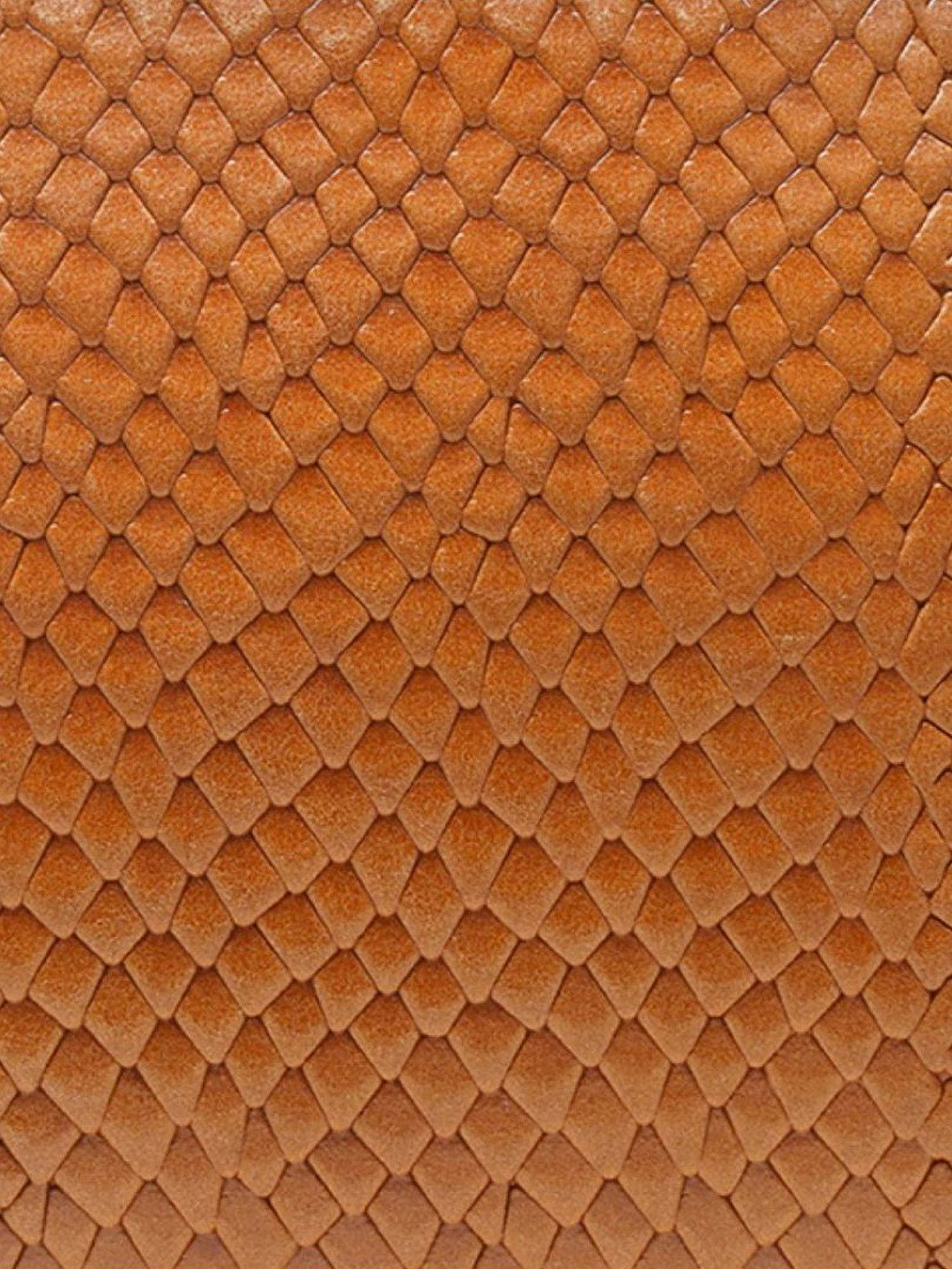 RI2K London Brown Leather Medium Animal Effect Cross Body Bag