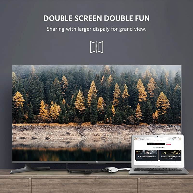 Mini DisplayPort to HDMI VGA Adapter Converter 4K Thunderbolt 20 Compatible for MacBook Pro MacBook Air iMac Surface Pro 1 2 3 4 6 Surface Laptop 2 Surface Book ThinkPad X1 White