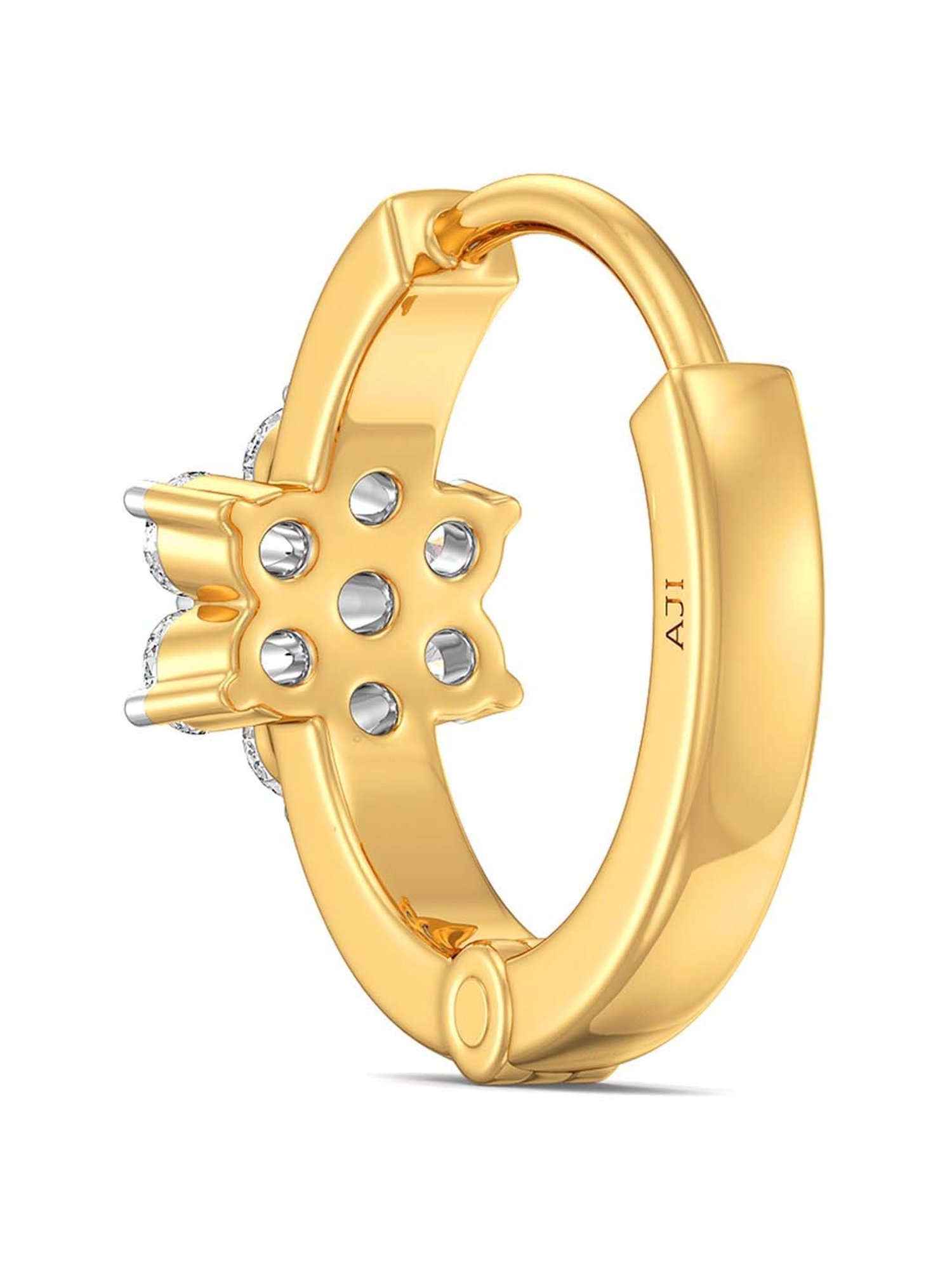 Joyalukkas 18 kt Gold & Diamond Nose Ring