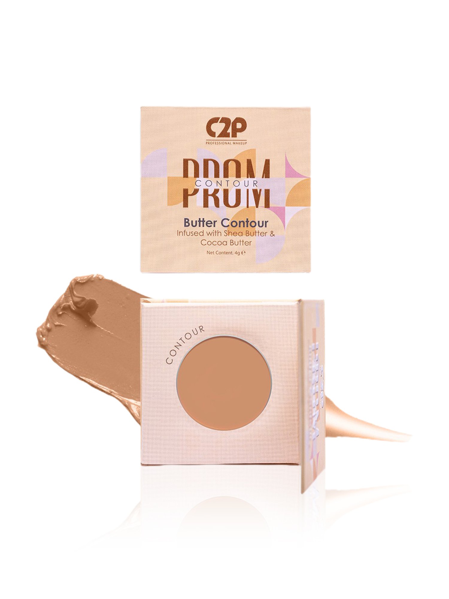 C2P PROFESSIONAL MAKEUP Prom Butter Contour Amber 01 - 4 gm